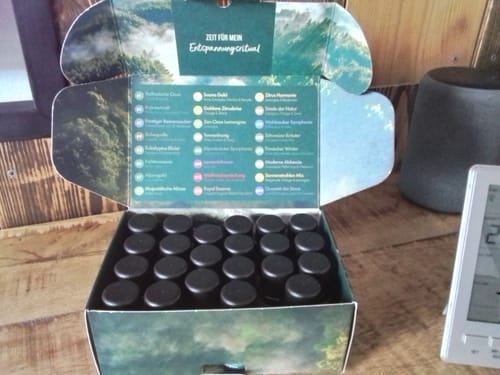 Customer photo review of Sauna Aufguss Konzentrat Discovery Box 24er