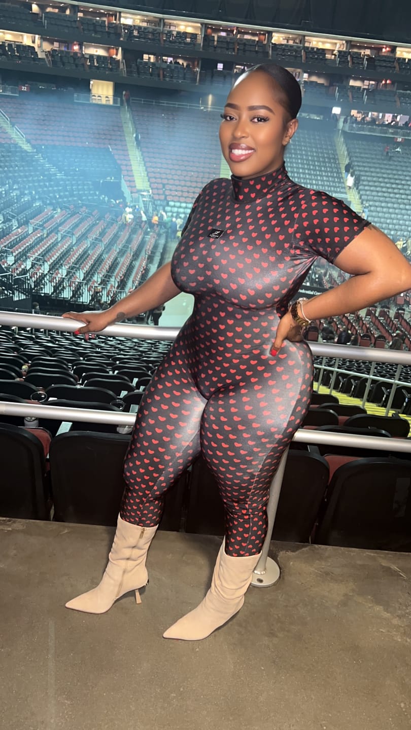 Customer photo review of Be Mine Jumpsuit