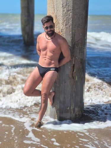 Customer photo review of ONYX SWIM BRIEF