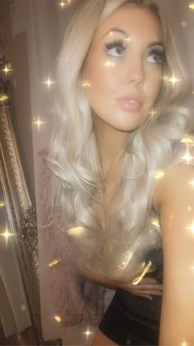 Customer photo review of 14" Clip In Bouncy HD Fibre Hair Piece