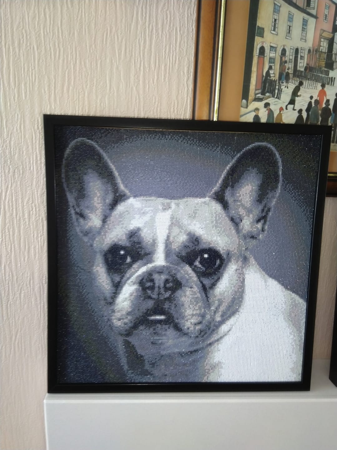 Customer photo review of Personalised Crystal Art Kit