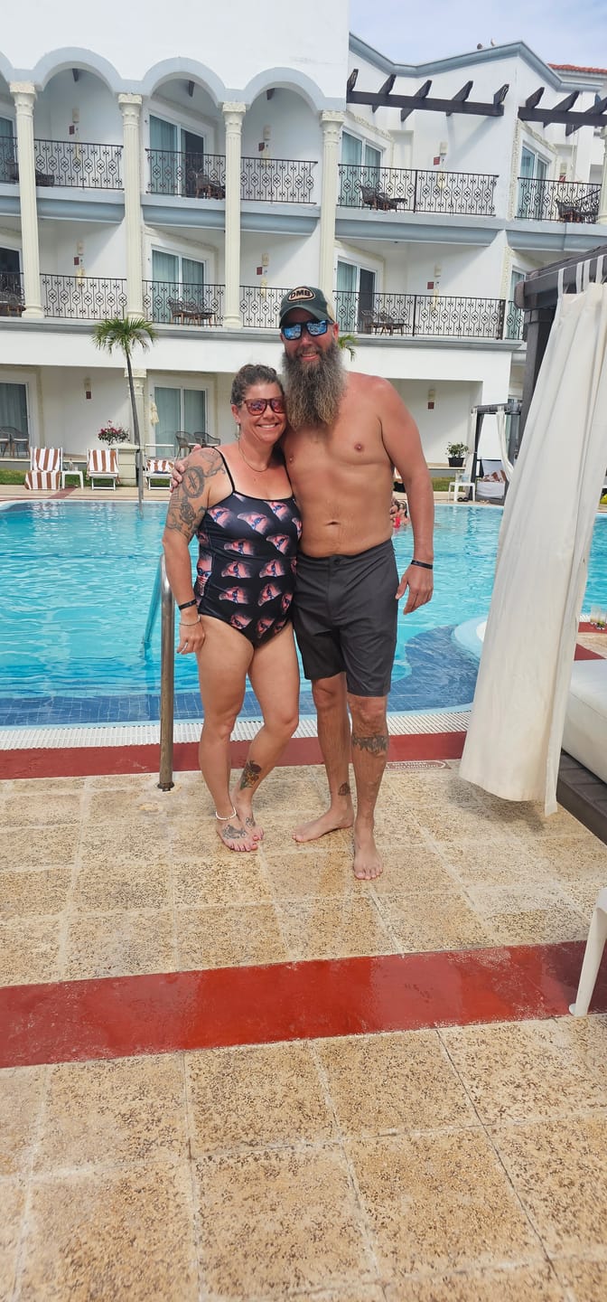 Customer photo review of Custom Face Swimsuit Women's Black Bathing Suit