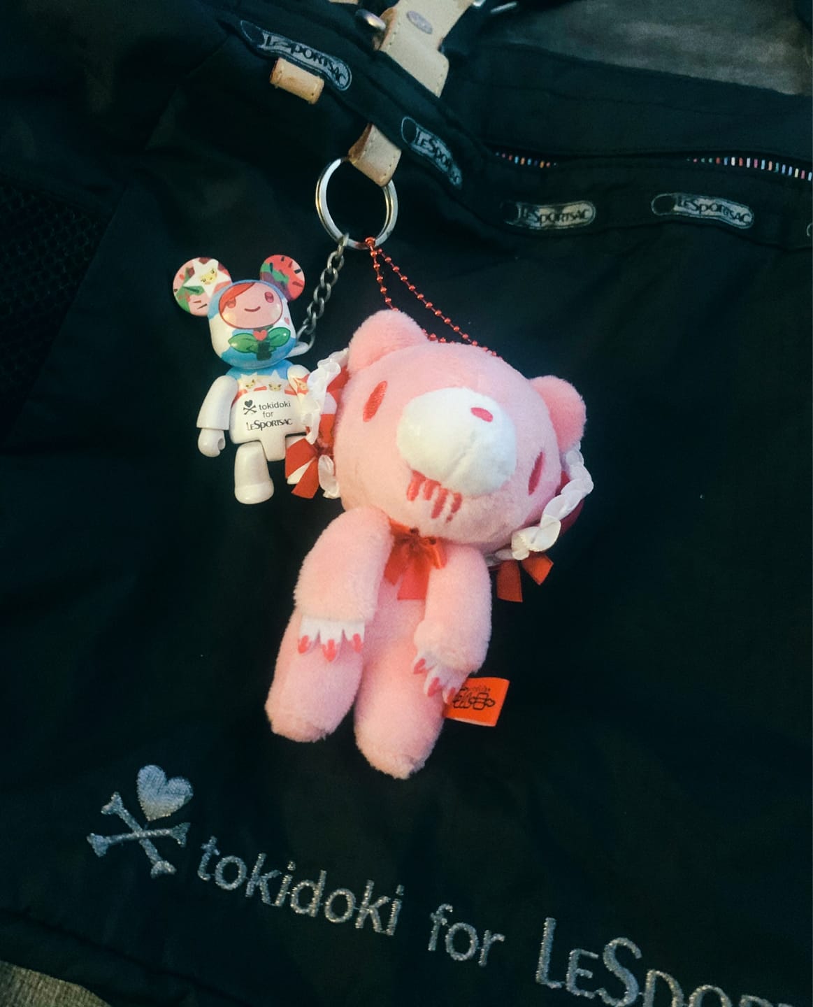Customer photo review of Gloomy Bear Mini Lolita Soft Keychain (Pink)