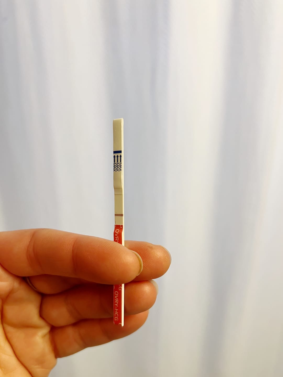 Customer photo review of Pregnancy Test Strips (Ultra-Sensitive)