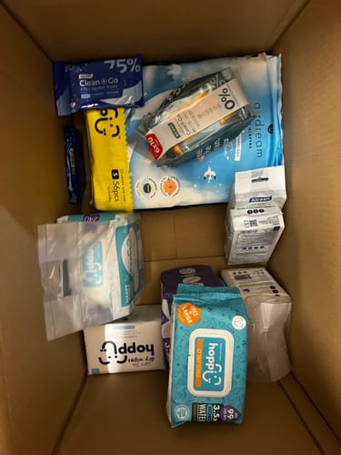 Customer photo review of Baby Wet Wipes (80s' x 12)