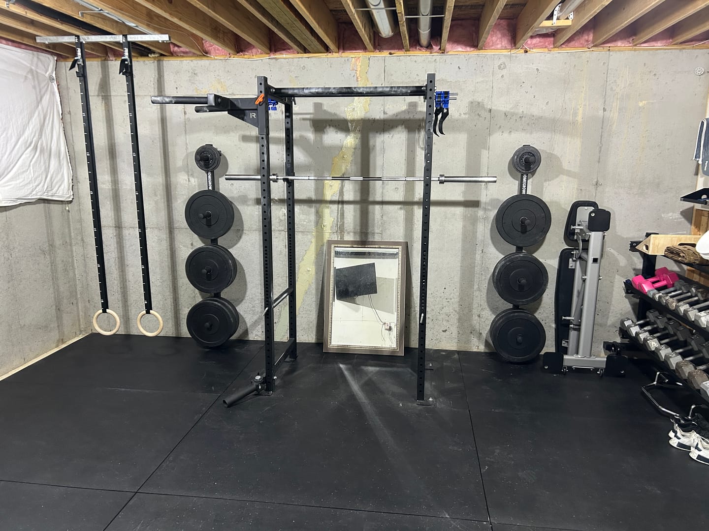 Customer photo review of Wall Mount Plate Storage Rack