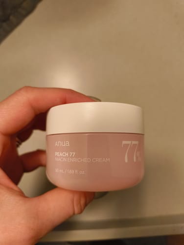 Customer photo review of Anua Peach 77 Niacin Enriched Cream veido kremas