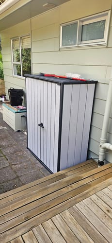Customer photo review of High Store Plus Shed