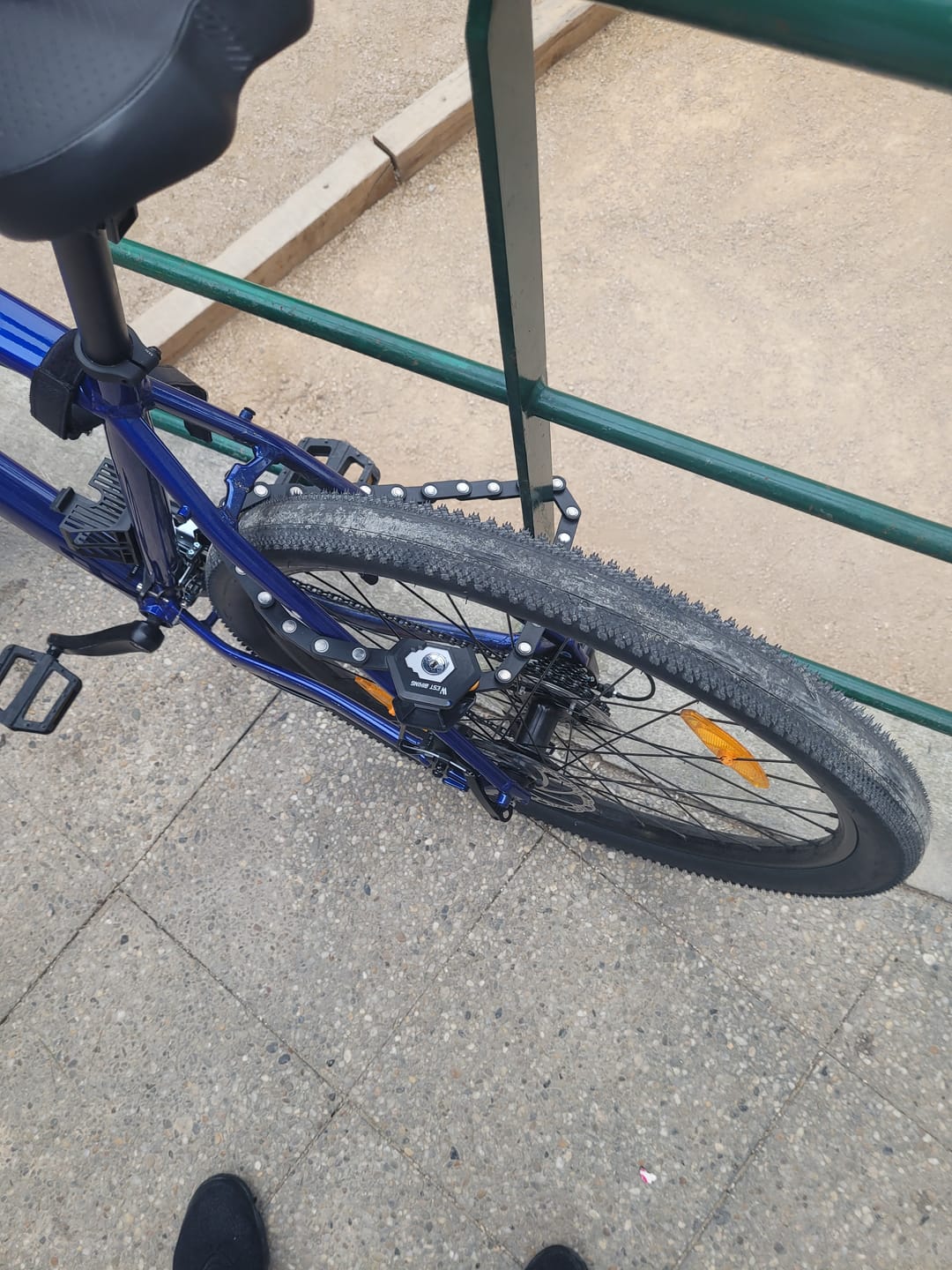 Customer photo review of Serrure Blindée Ultra-Résistante pour Vélo
