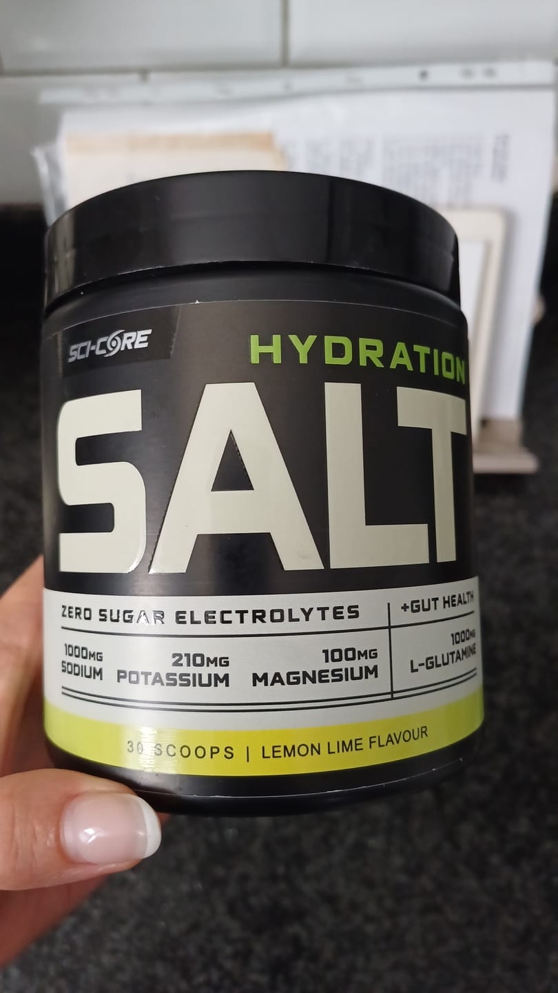 Customer photo review of HYDRATION SALT Lemon Lime