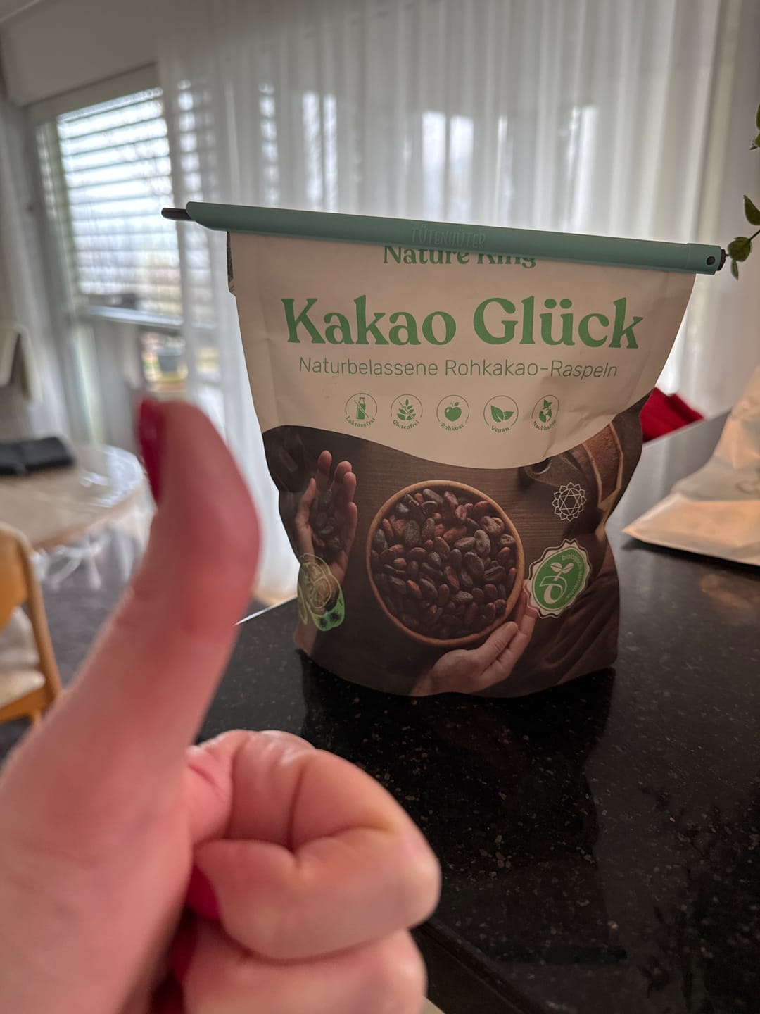 Customer photo review of Bio Kakao Glück (100% Bio Roh Kakao) - 250g