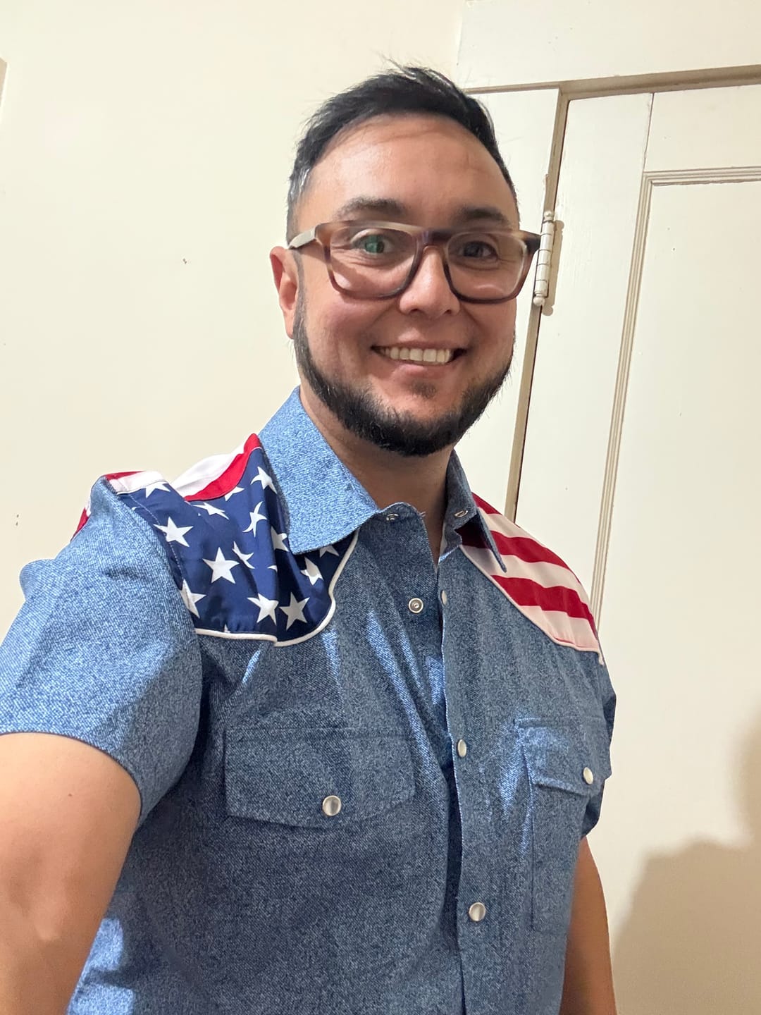 Customer photo review of The Highway Man – Roper Short Sleeve Shirt
