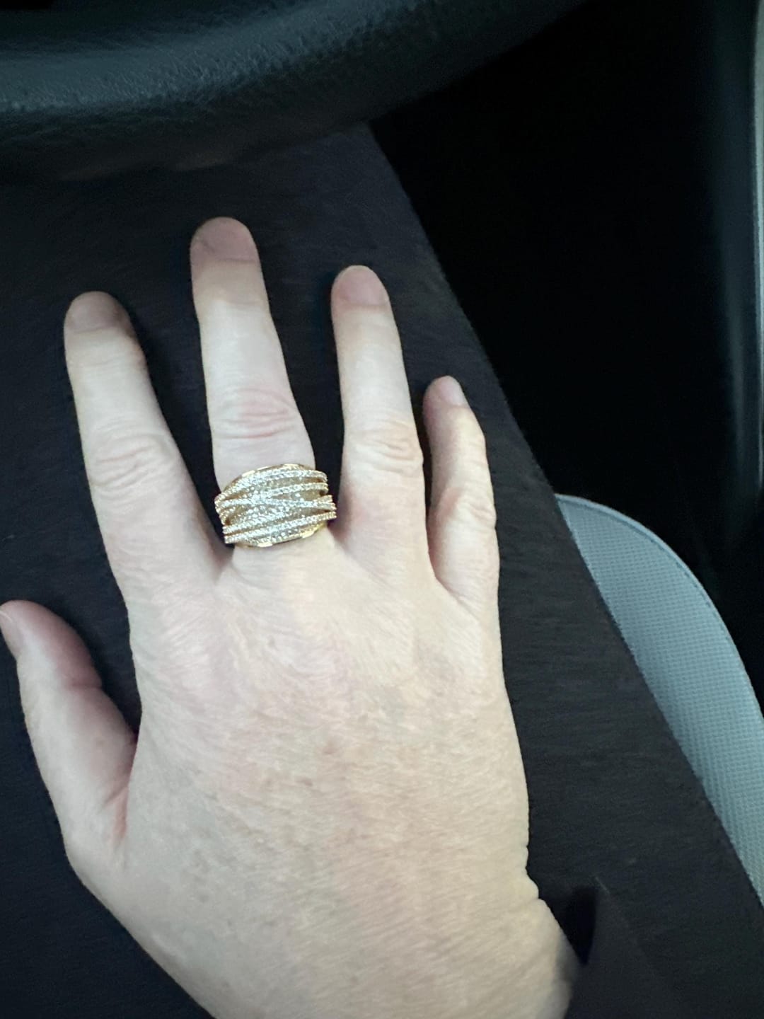 Customer photo review of Infinity Embrace Ring