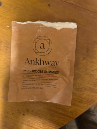 Customer photo review of Mushroom Gummies