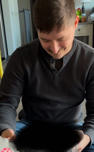 Customer photo review of Spicy Custom Embroidered Photo Hoodie
