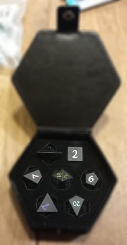 Customer photo review of Obsidian Rainbow