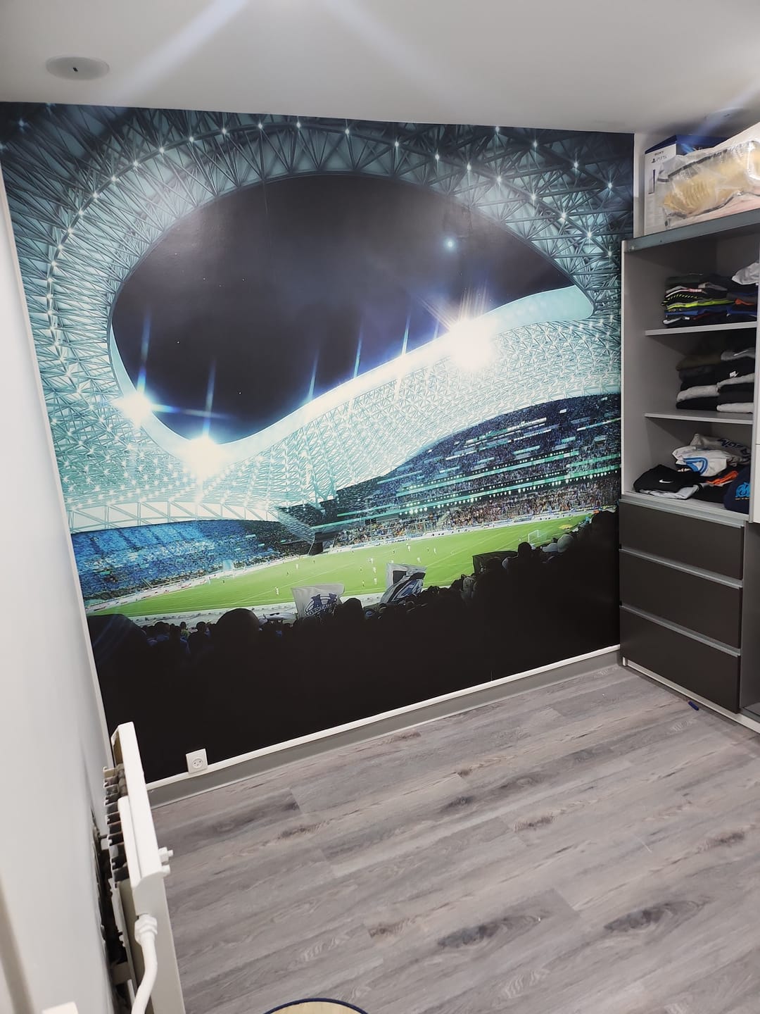 Customer photo review of Papier peint football stade Vélodrome