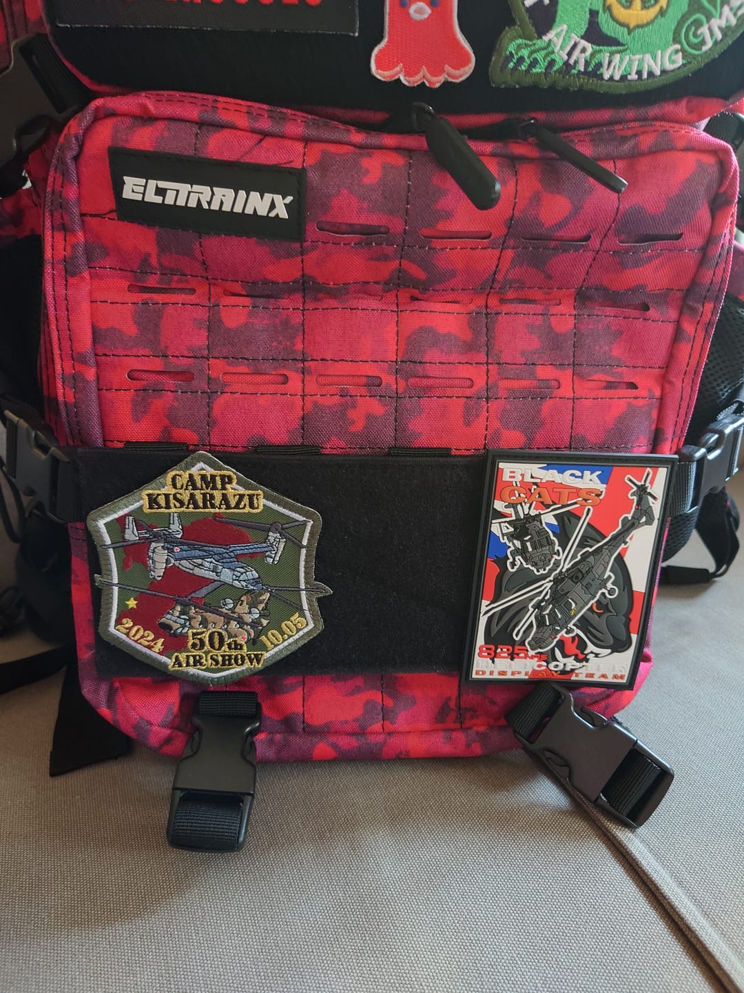 Customer photo review of Panel de Velcro para Mochilas de 25L Negro