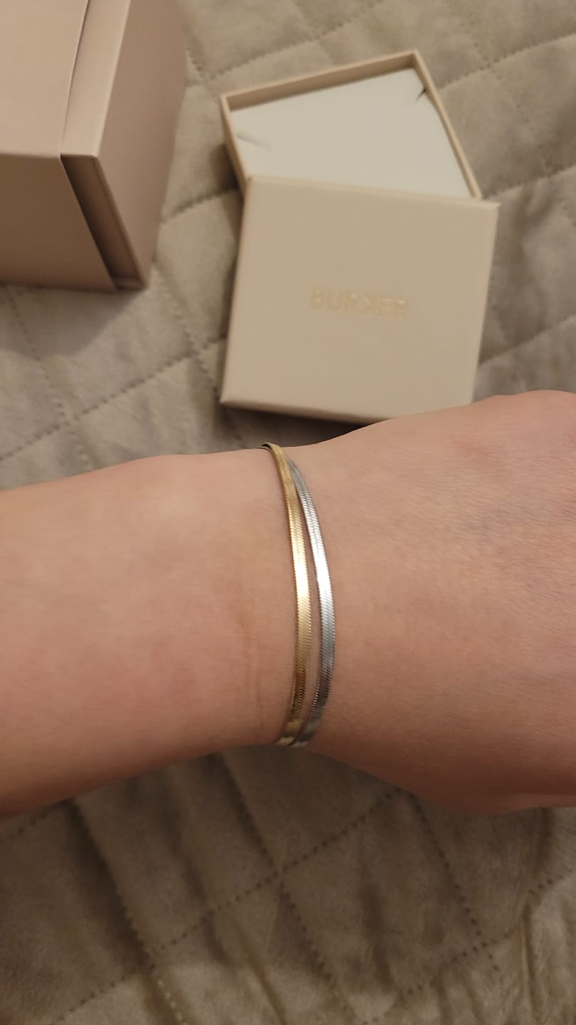 Customer photo review of Lily Gold/Silver Bracelet