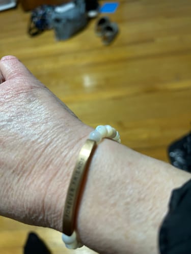 Customer photo review of EARTH STONE STRETCH RINGS (POS)