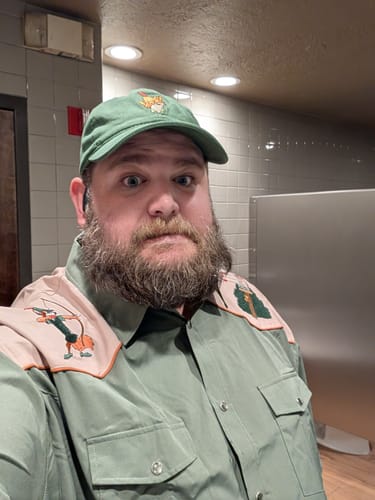 Customer photo review of Disney's Robin Hood "Sherwood's Most Wanted" – Roper Short Sleeve Shirt
