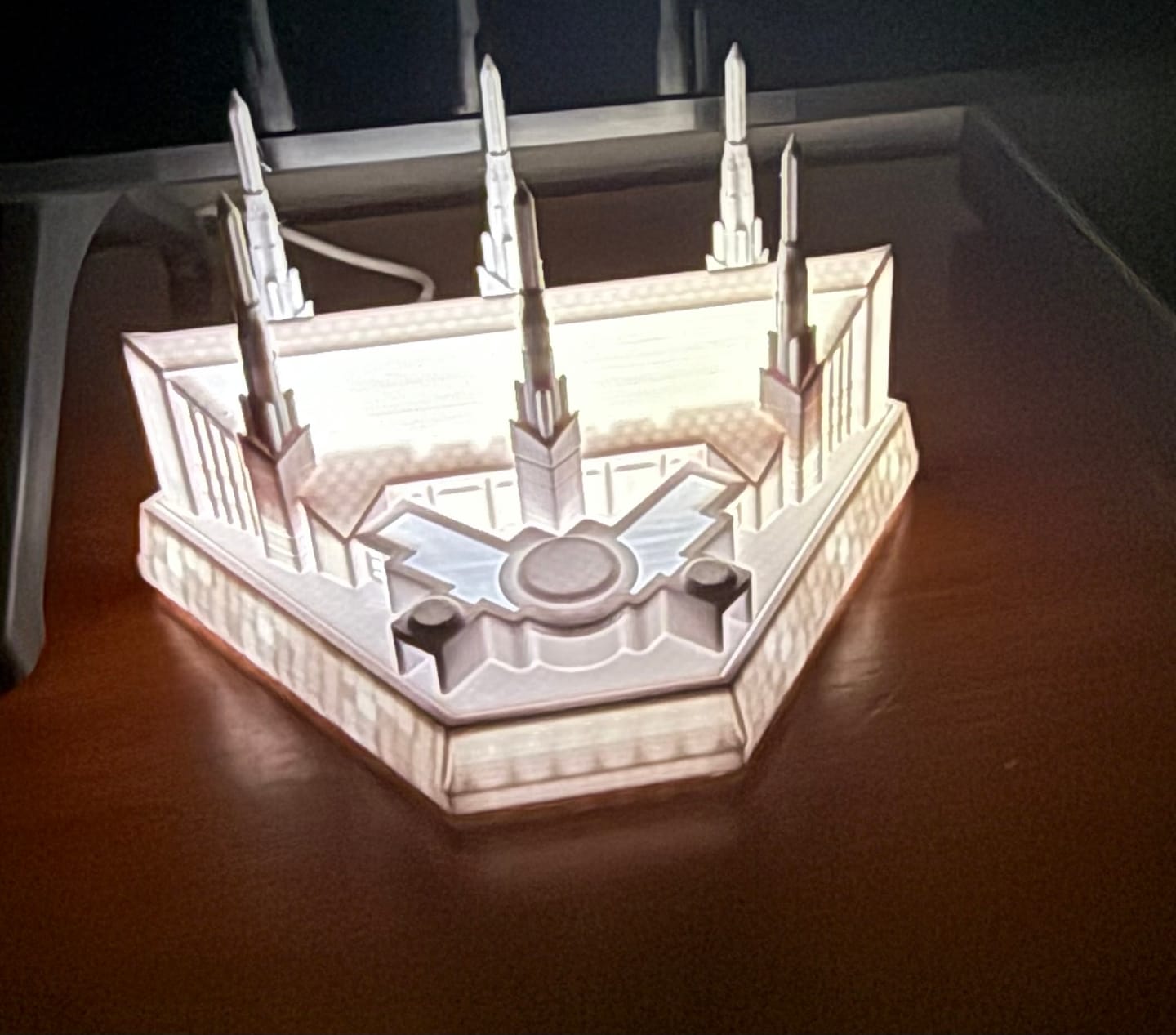 Customer photo review of Las Vegas Nevada Temple Music Light