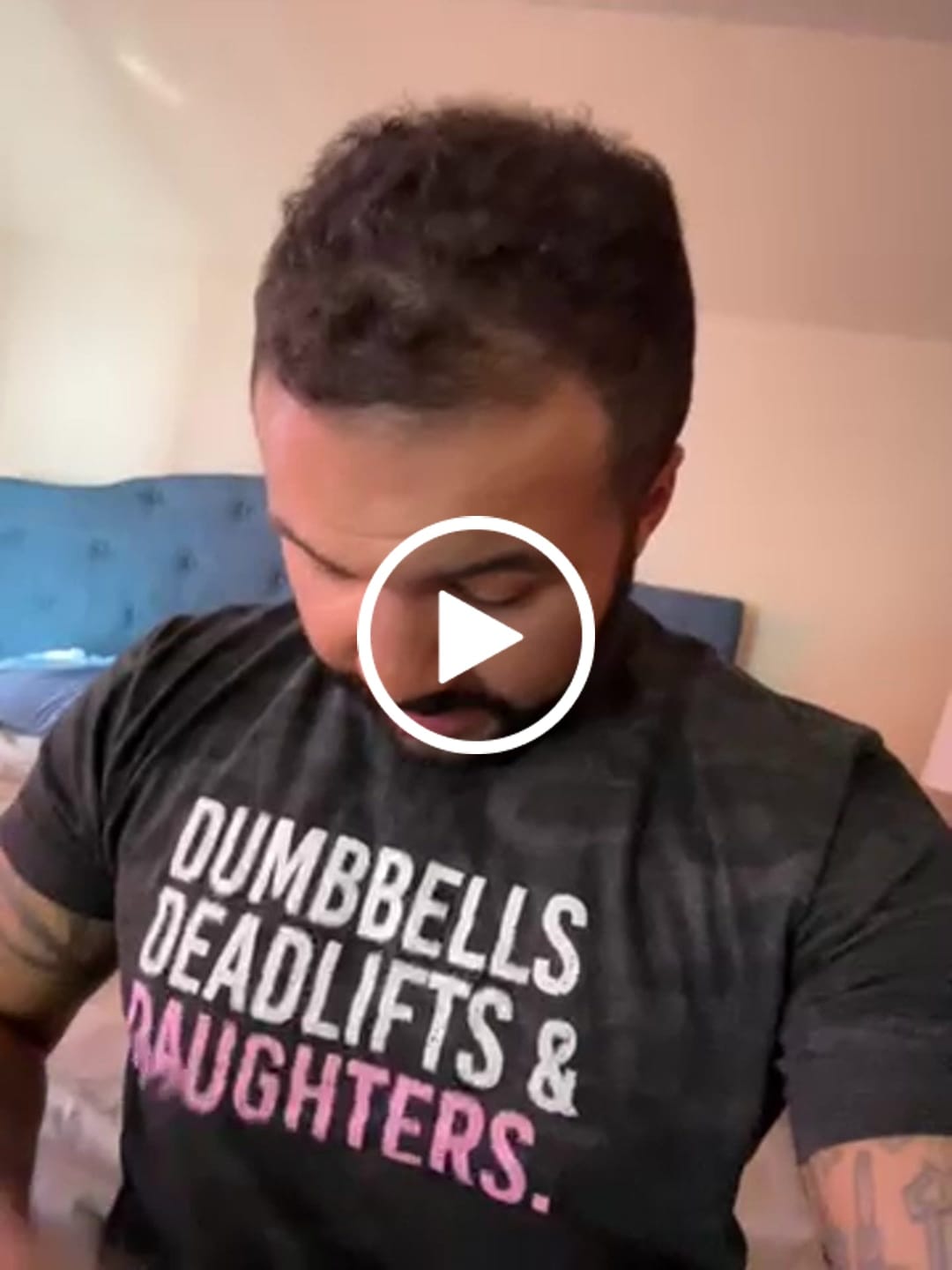 Customer video review of Dumbbells Deadlifts & Daughters Shirt