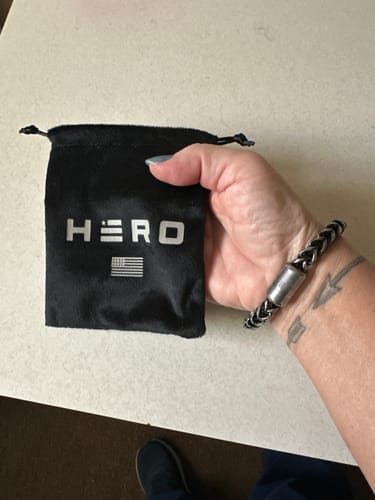 Customer photo review of Mamba Venom - Ready To Strike Bracelet : Helps Pair Veterans With A Service Dog or Shelter Dog