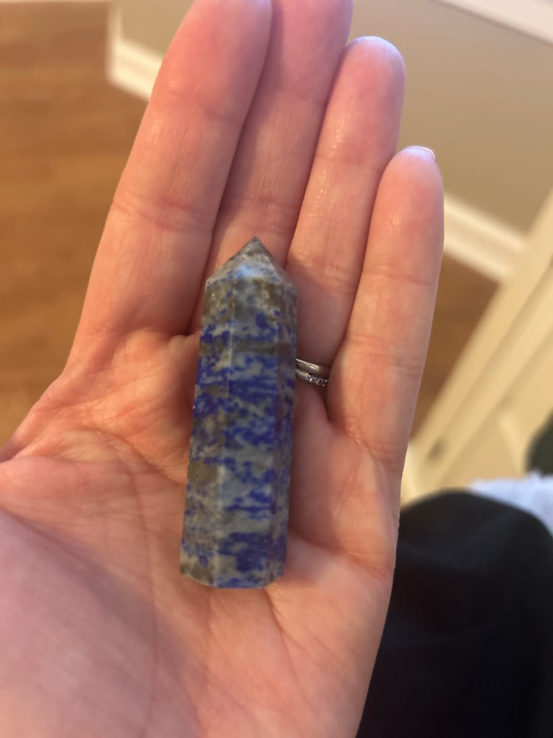 Customer photo review of Lapis Lazuli Crystal Point