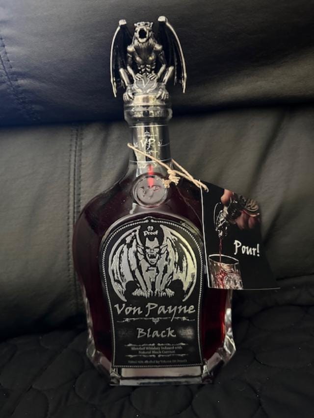 Customer photo review of Von Payne Black Blended Whiskey (2) Bottle Bundle