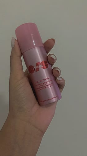 Customer photo review of ONE SIZE Setting Spray Mini SIze