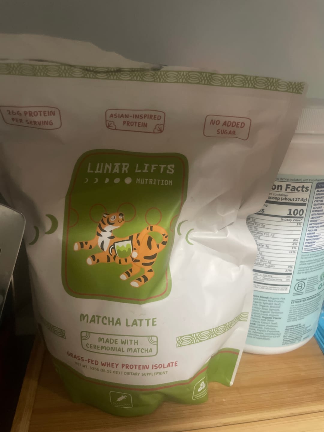 Customer photo review of Matcha Latte - Whey Protein Isolate