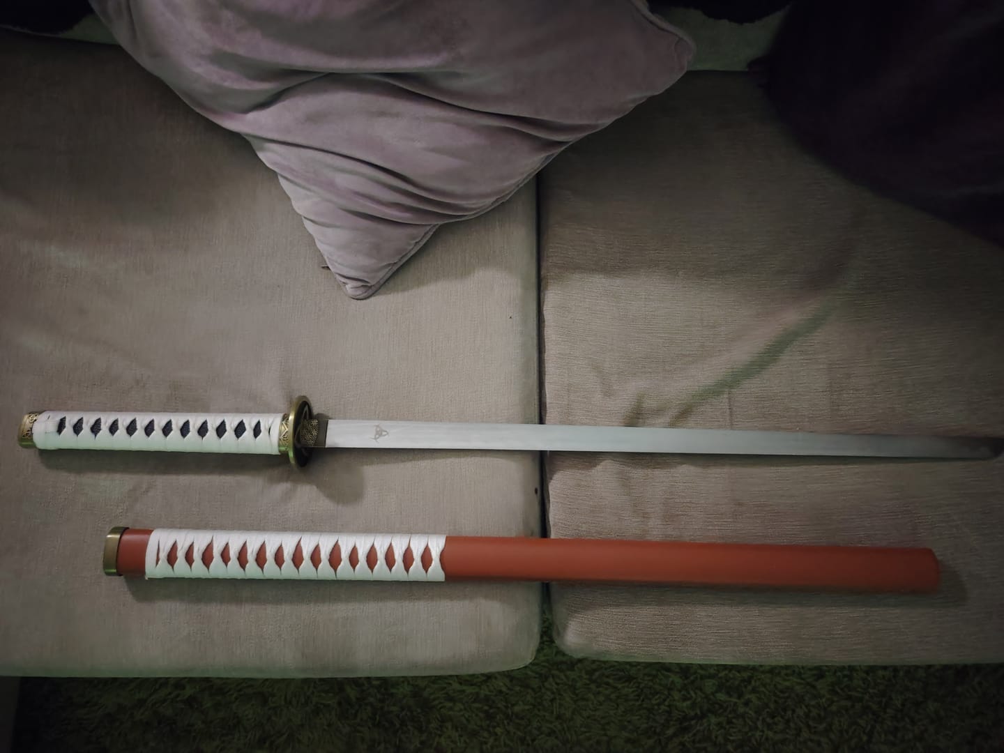 Customer photo review of Walking Dead Style Michonne | Straight Samurai Sword