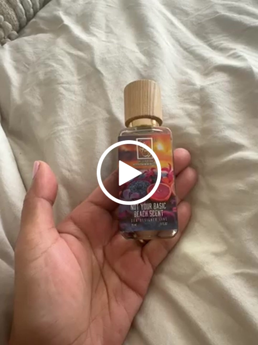 Customer video review of Not Your Basic Beach Scent