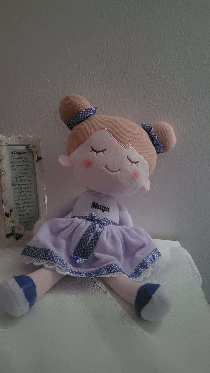 Customer photo review of Featured Gift - Personalized Doll + Backpack Bundle