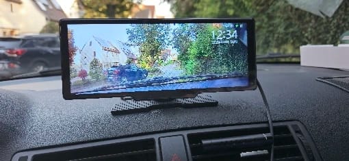 Customer photo review of DashPlay Pro MAX - 10.26" Wireless CarPlay & Android Auto Dash Cam