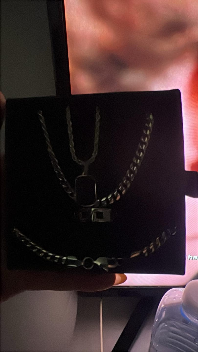 Customer photo review of INDULGE SET (WHITE GOLD) (5MM)