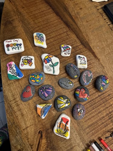 Customer photo review of Forest Friends Paint-me Stamps