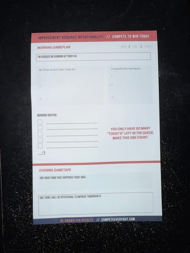 Customer photo review of Daily Wins (Tablet)