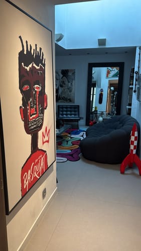 Customer photo review of Basquiat Sketch