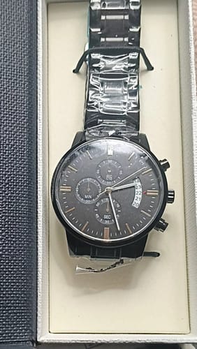 Customer photo review of To My Son - Engraved Premium Watch - SS146S