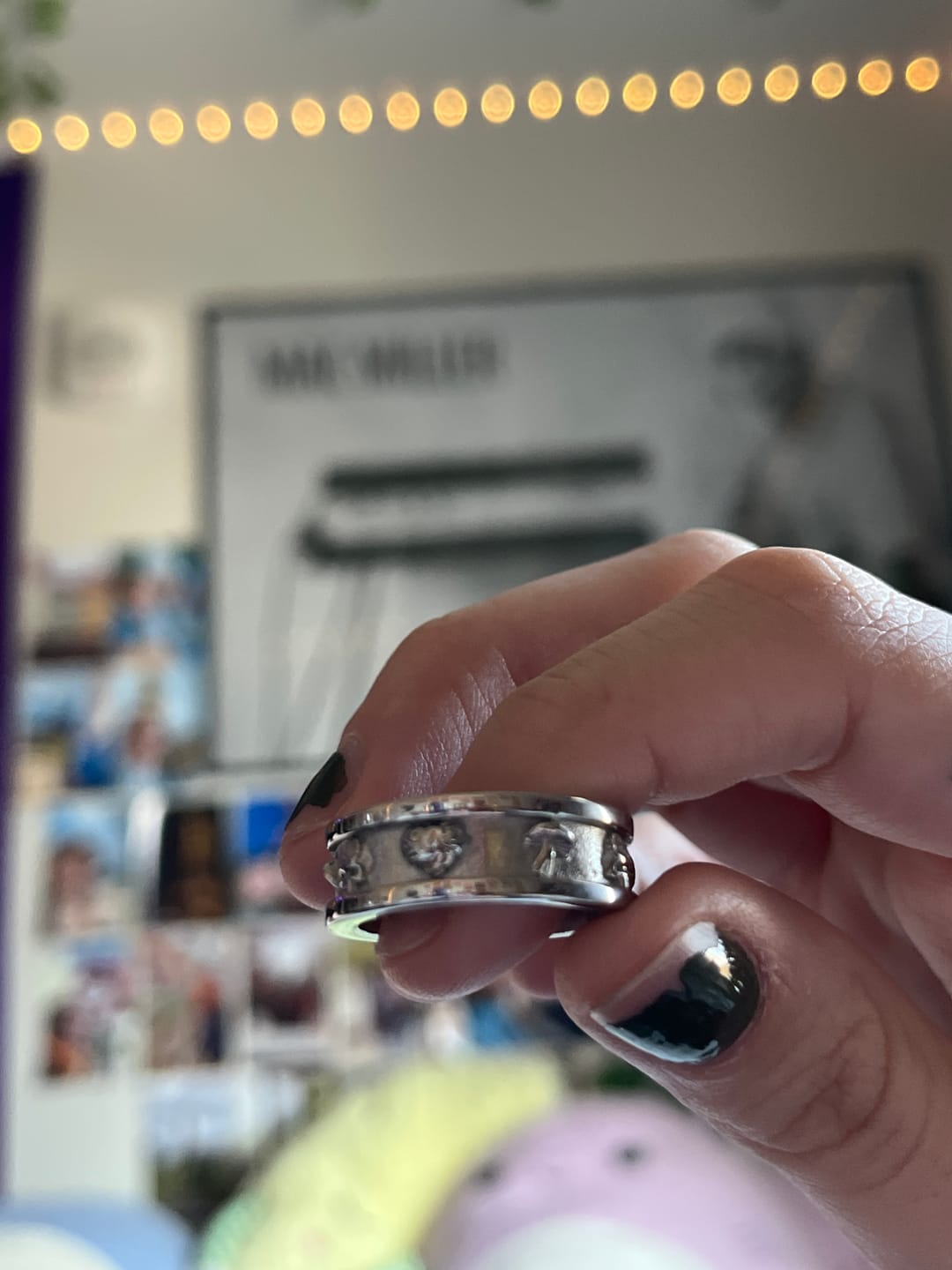 Customer photo review of PSYCHEDELIC LOVE RING