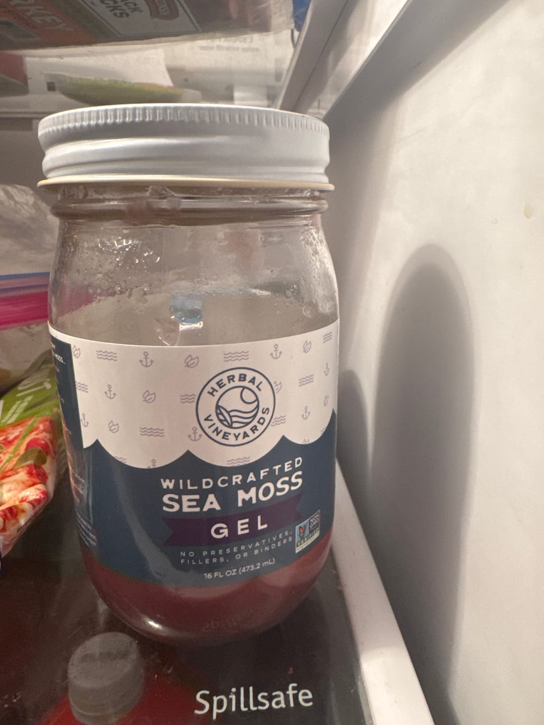 Customer photo review of EXCLUSIVE PURPLE SEA MOSS GEL