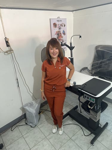 Customer photo review of Tapered MoveTech® Scrub Pants - Women / Terracotta