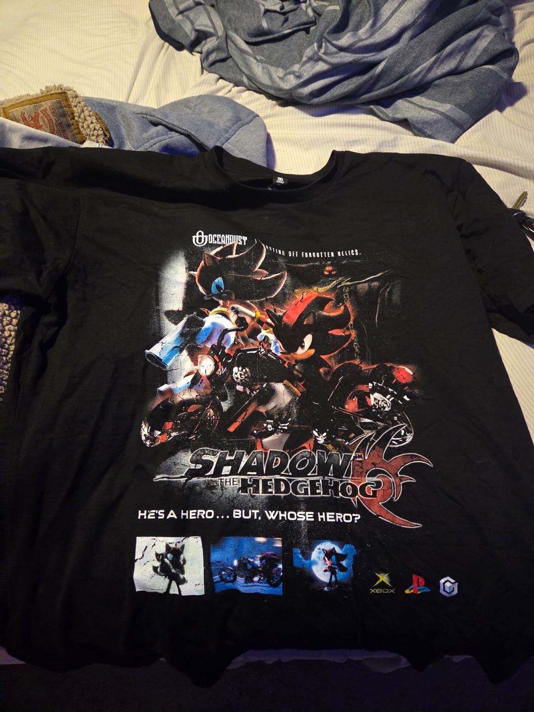 Customer photo review of Video Games 'Shadow The Hedgehog' Staple T-Shirt