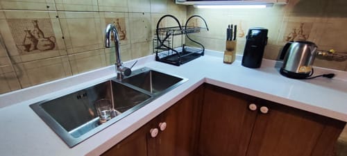 Customer photo review of Lavaplatos 68x38 cm Plata 2MM