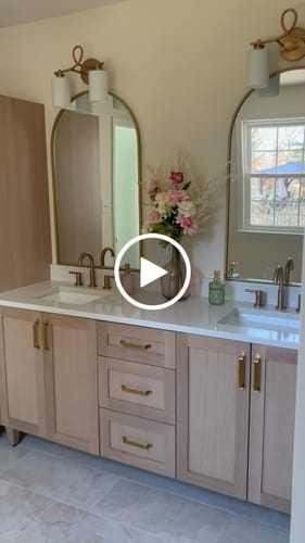 Customer video review of Bridgeport White Oak Linen Cabinet