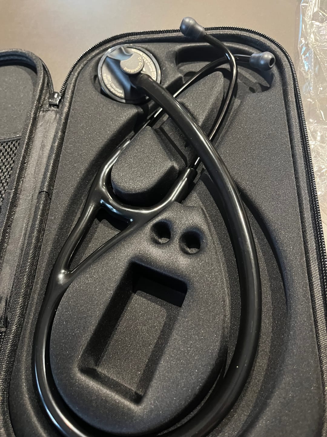 Customer photo review of Littmann Master Cardiology Stethoscope: All Black 2161