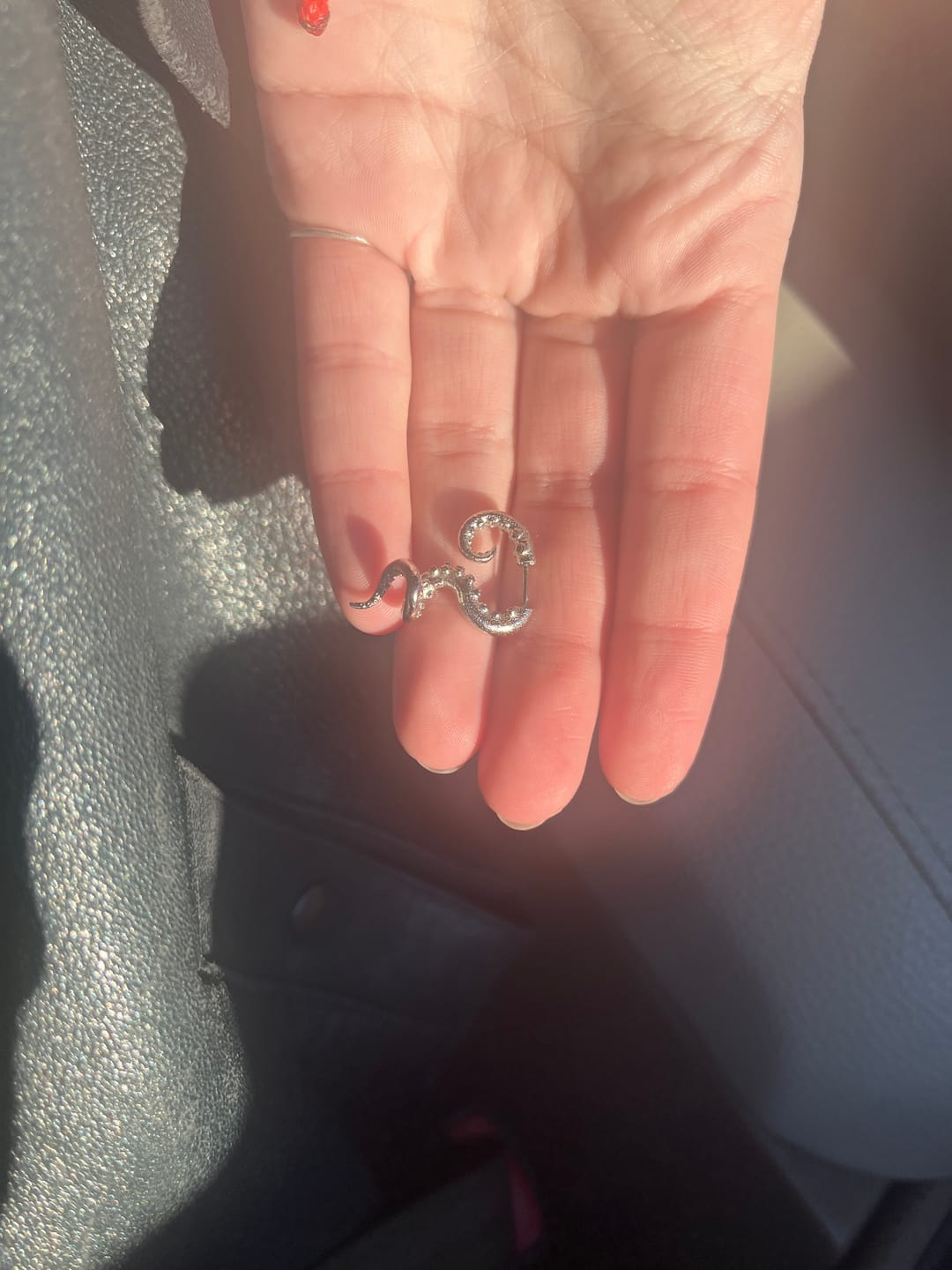 Customer photo review of OCTOPUS EARRING