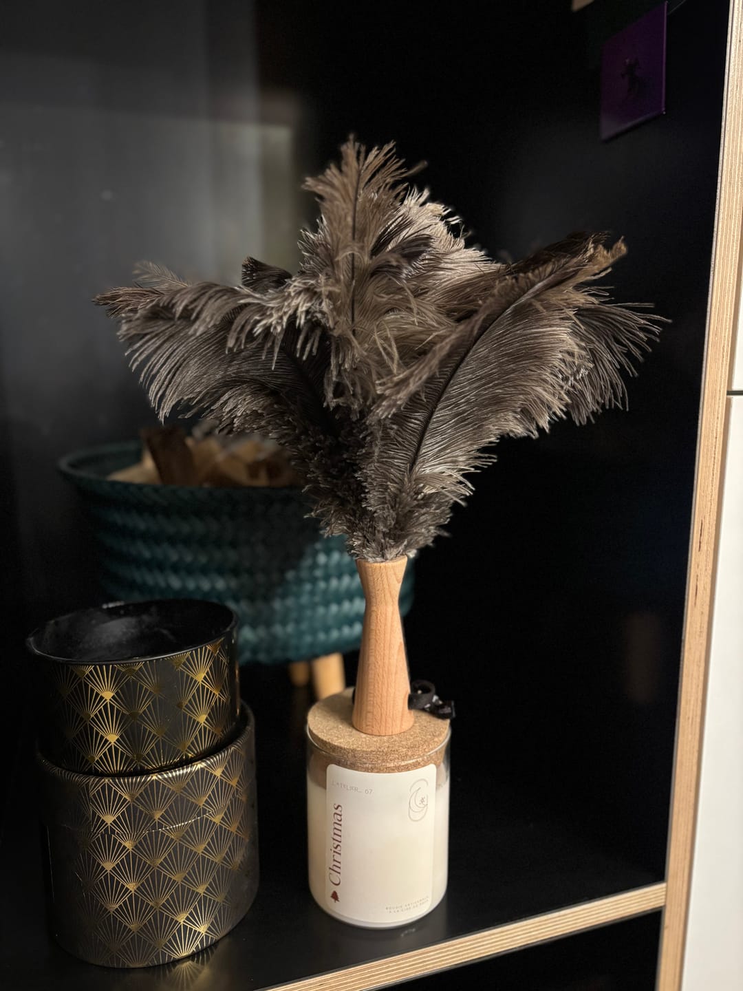 Customer photo review of Petit plumeau à main - Hêtre